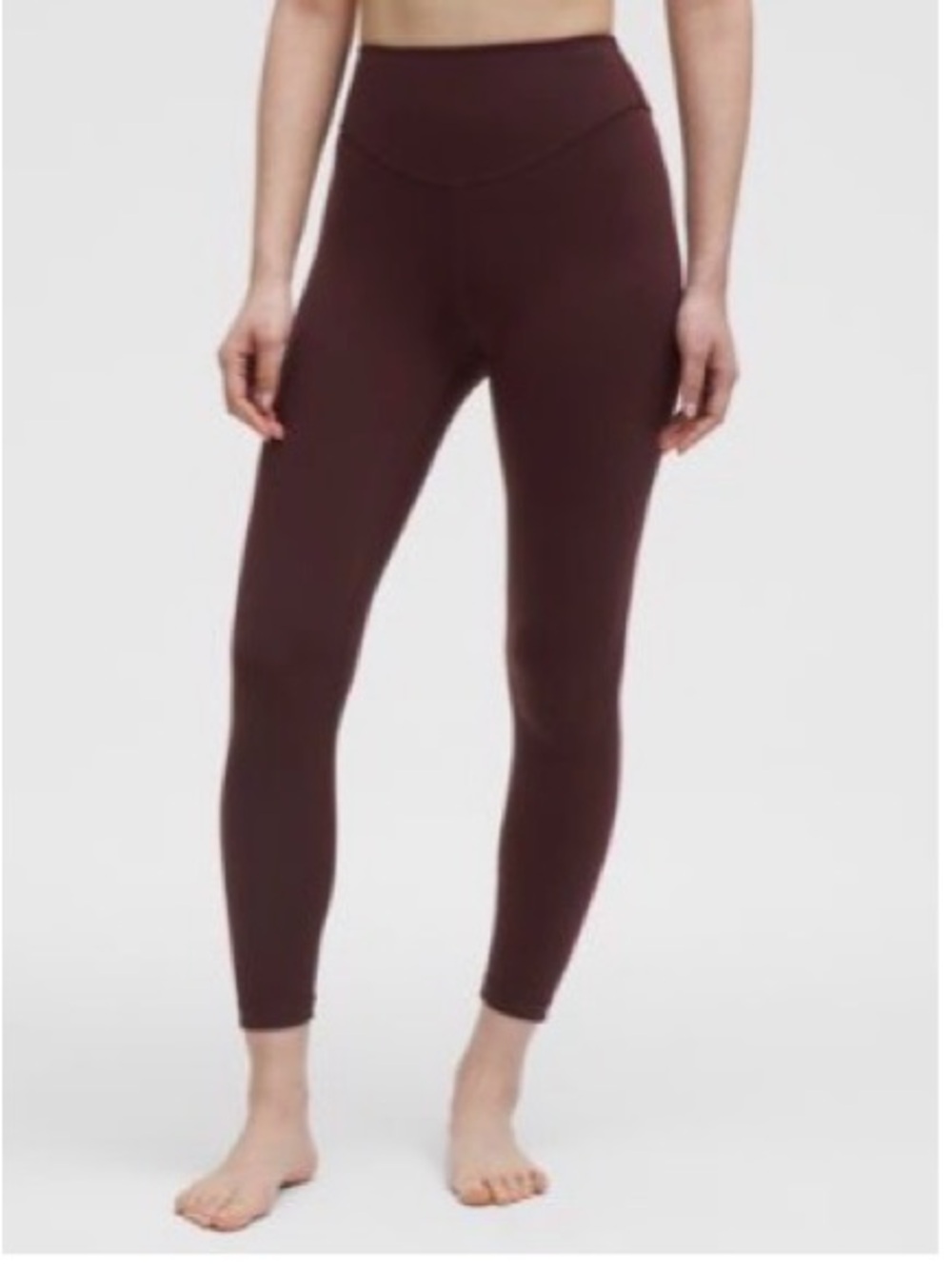 Lululemon Wunder Under SmoothCover High-Rise Tight 25” Goodnight Plum Size 6